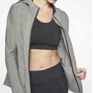 Athleta Modern Life Hoodie Jacket in Light Grey, Size Small